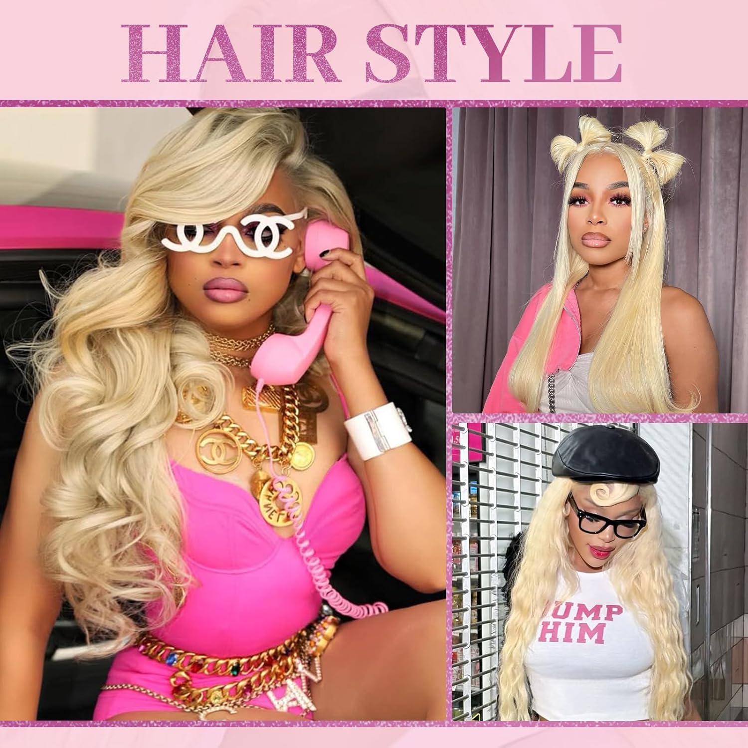 613 Blonde Lace Front Wig Huma - đánh giá và giá 613 Blonde Body Wave Lace Front Wig